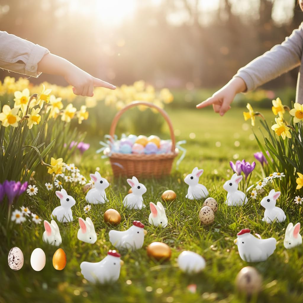 Meckerni complete Easter miniatures set for creative home decor.