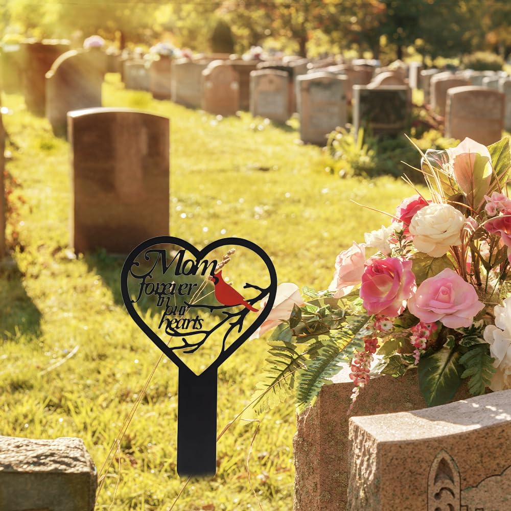Meckerni grave marker stake provides stable outdoor placement on lawns