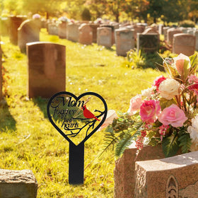 Meckerni grave marker stake provides stable outdoor placement on lawns