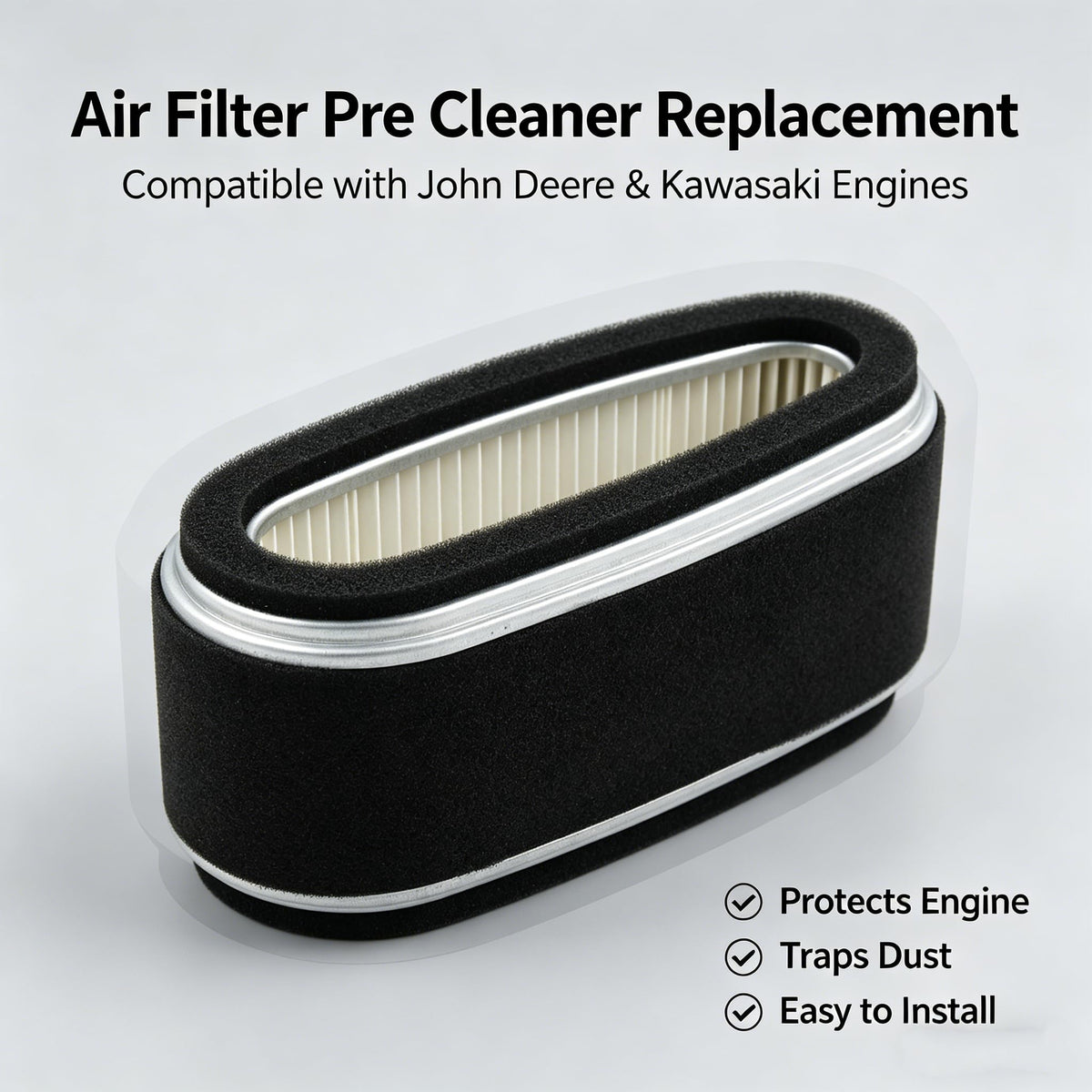 Meckparts filter media—improved airflow and filtration.