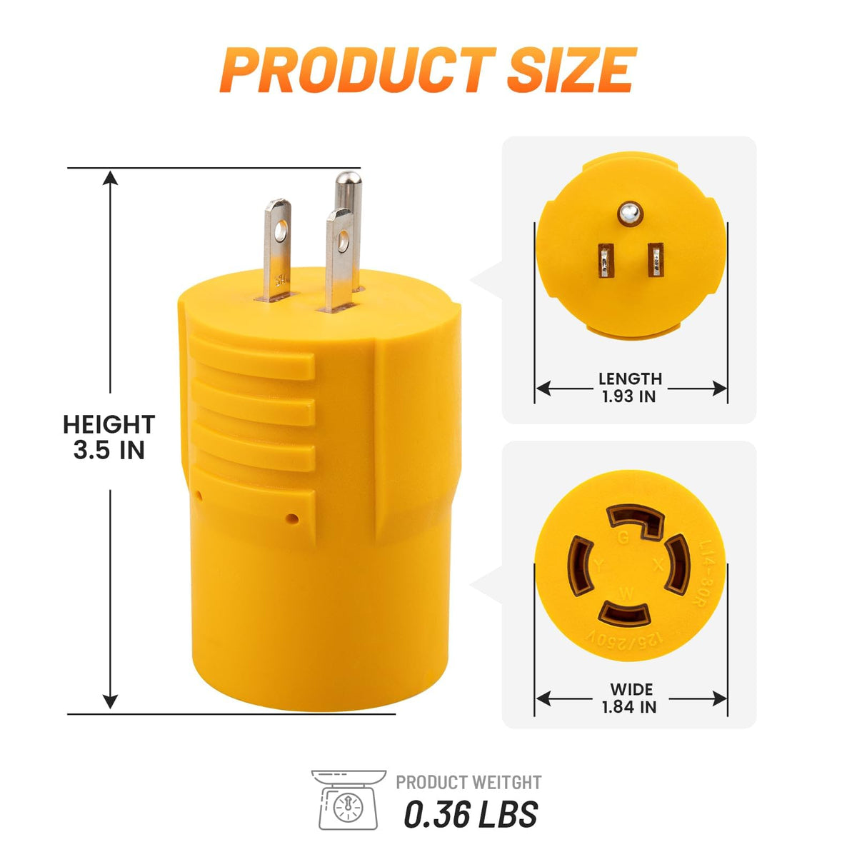 MECMO 1875-watt capacity label for safe power handling