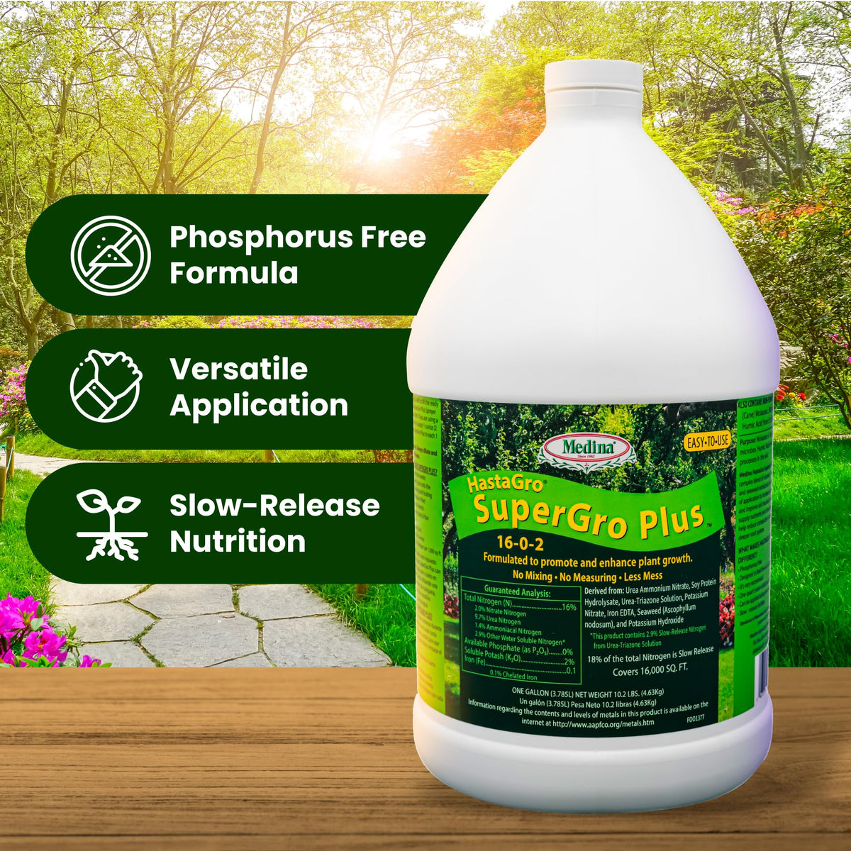Medina HastaGro molasses-action close-up for soil vitality