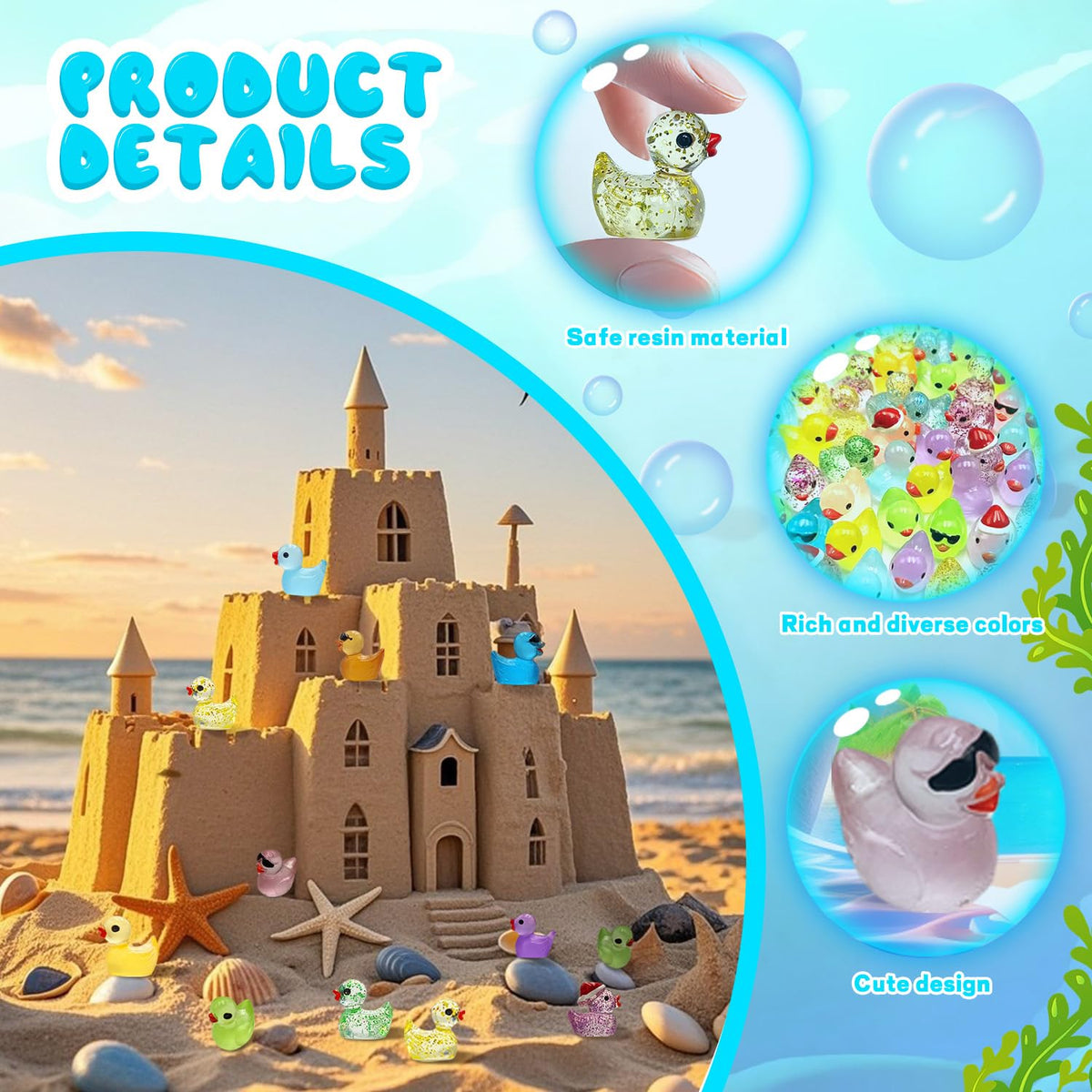 Meediock mini ducks are waterproof and durable for DIY projects