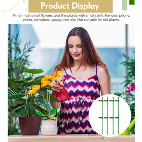 Meekoo green garden setup blends with foliage for discreet support.