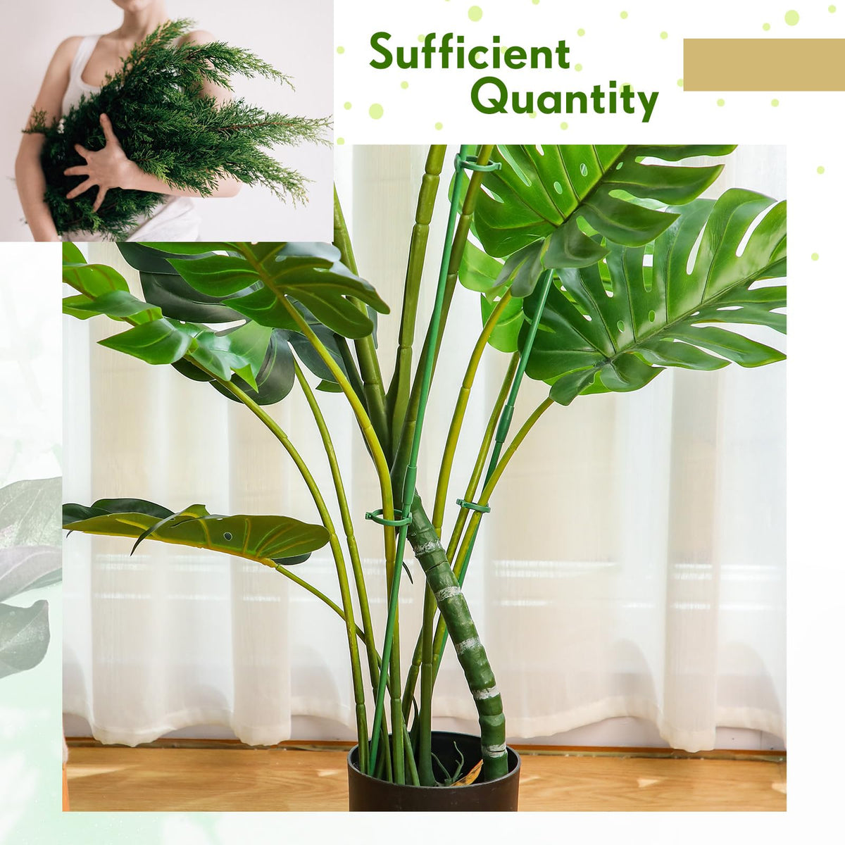 Meekoo indoor-outdoor plant cage offers versatile staking for various plants.