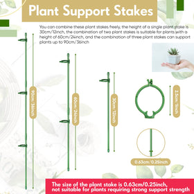 Meekoo plant clips secure stems for neat, upright growth.
