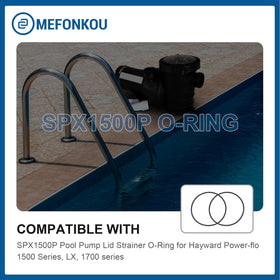 MEFONKOU durable lid seal ring withstands pool routine use.
