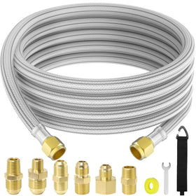 MEFUN 12 ft propane hose extension for flexible barbecue setups