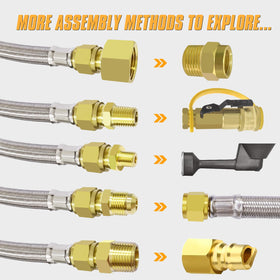 MEFUN 350 PSI rating supports reliable high-pressure operation.
