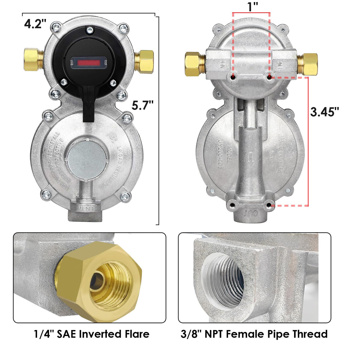 MEFUN automatic changeover keeps gas flowing between dual tanks.