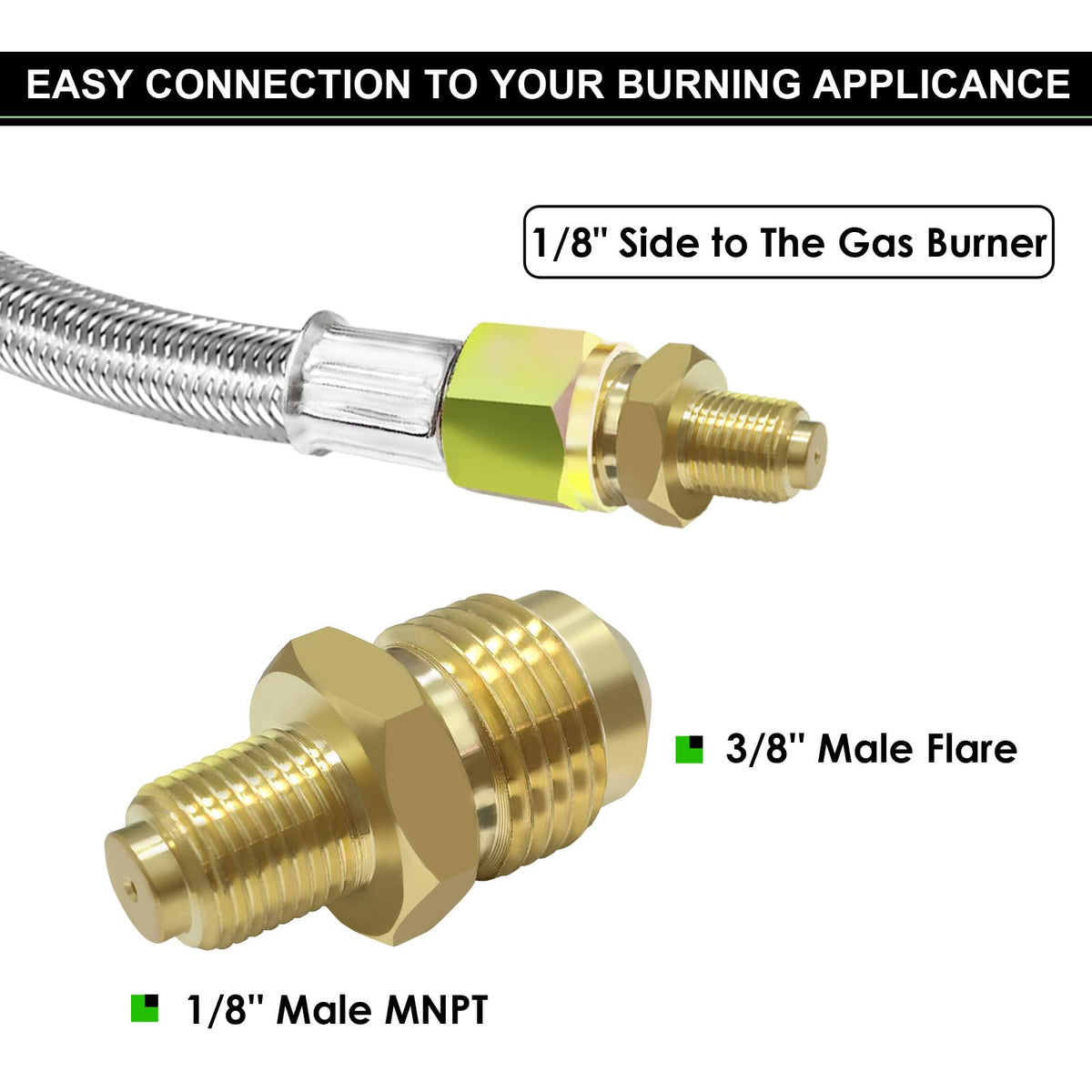 Glowing dial gauge on MEFUN regulator helps monitor gas flow at night