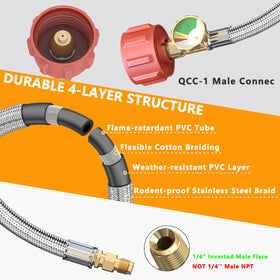 MEFUN regulator installation kit with tape and wrench supports safe assembly