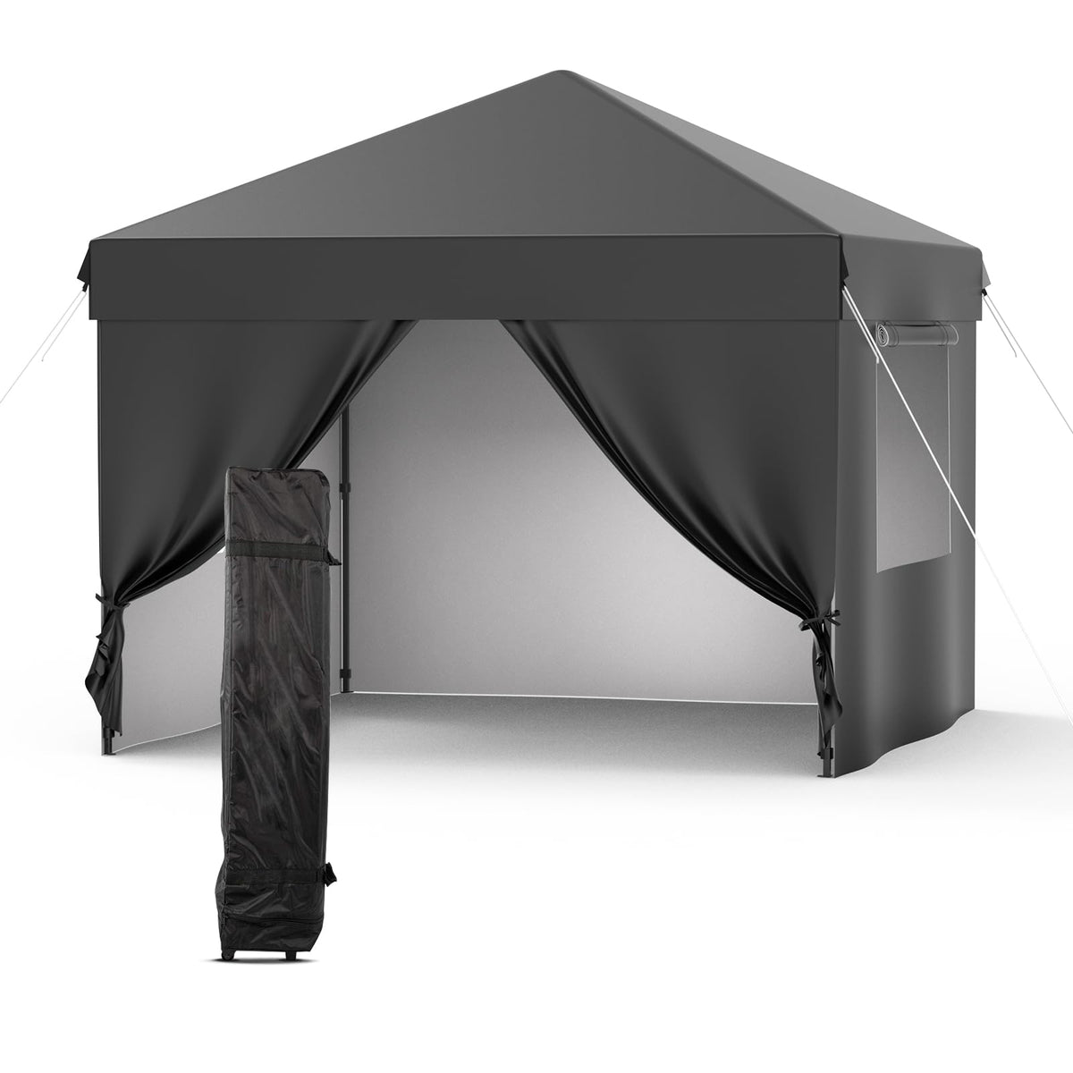 MegaChoice canopy in use at outdoor markets and events showcases practical shelter