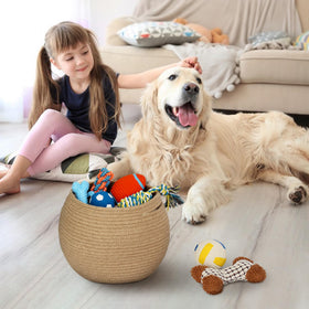 MEGASKET basket with handles easy to move around the home