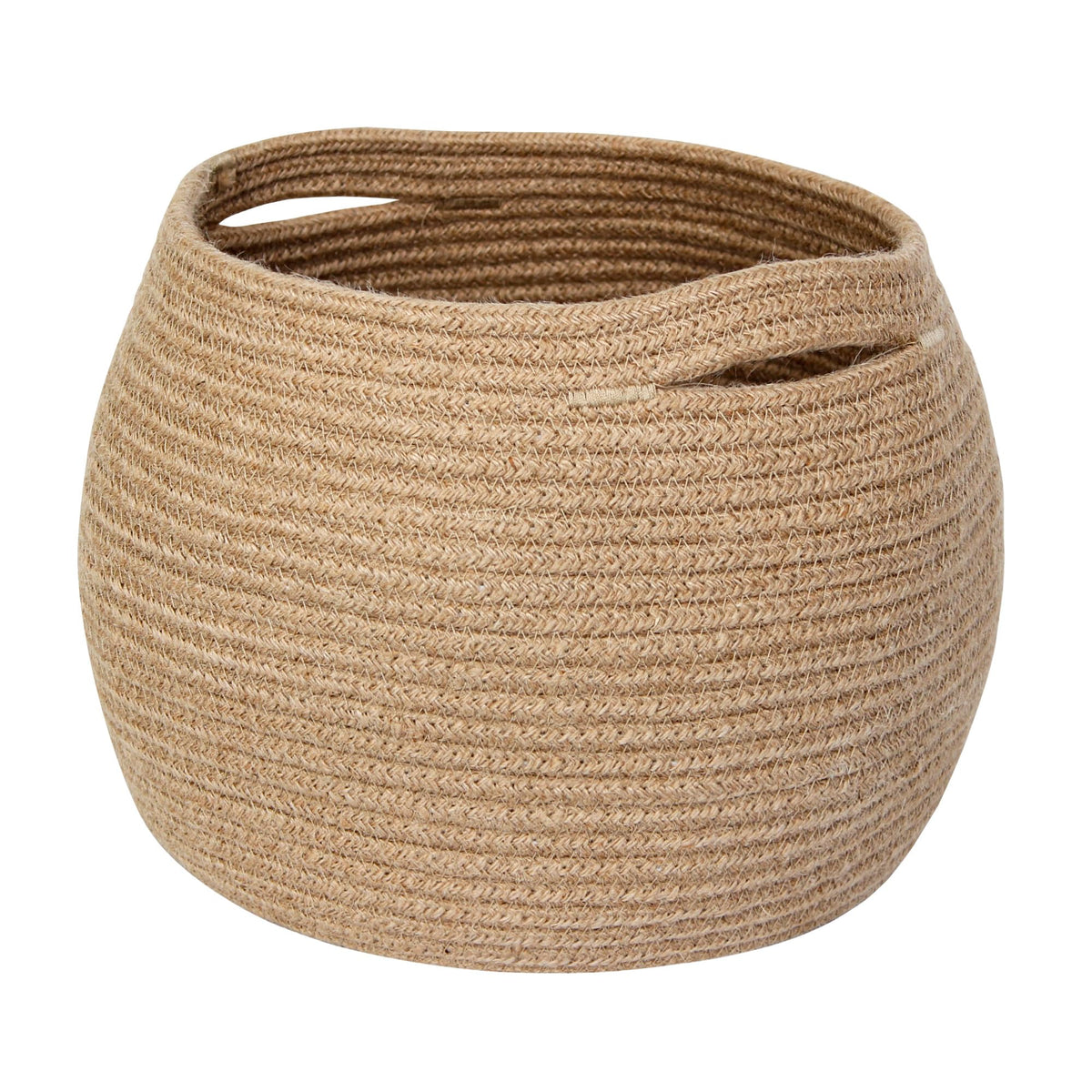 MEGASKET black woven storage basket in 11x9 size for tidy living spaces