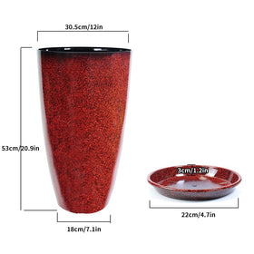 Megawodar red glossy marble finish detail for modern decor