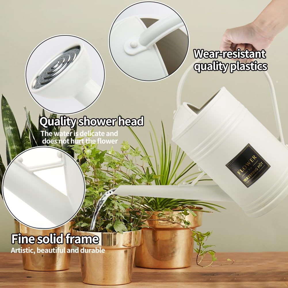 Megawodar watering can with detachable spray head for outdoor watering.