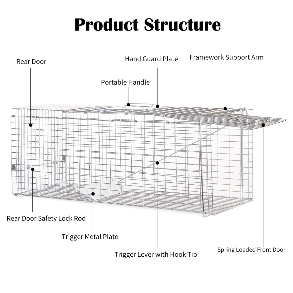 Foldable design shown for compact transport and storage