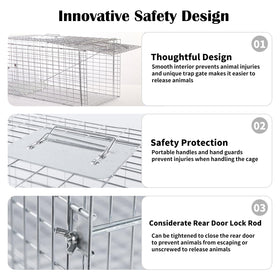 Rustproof galvanized steel construction for durability in any weather