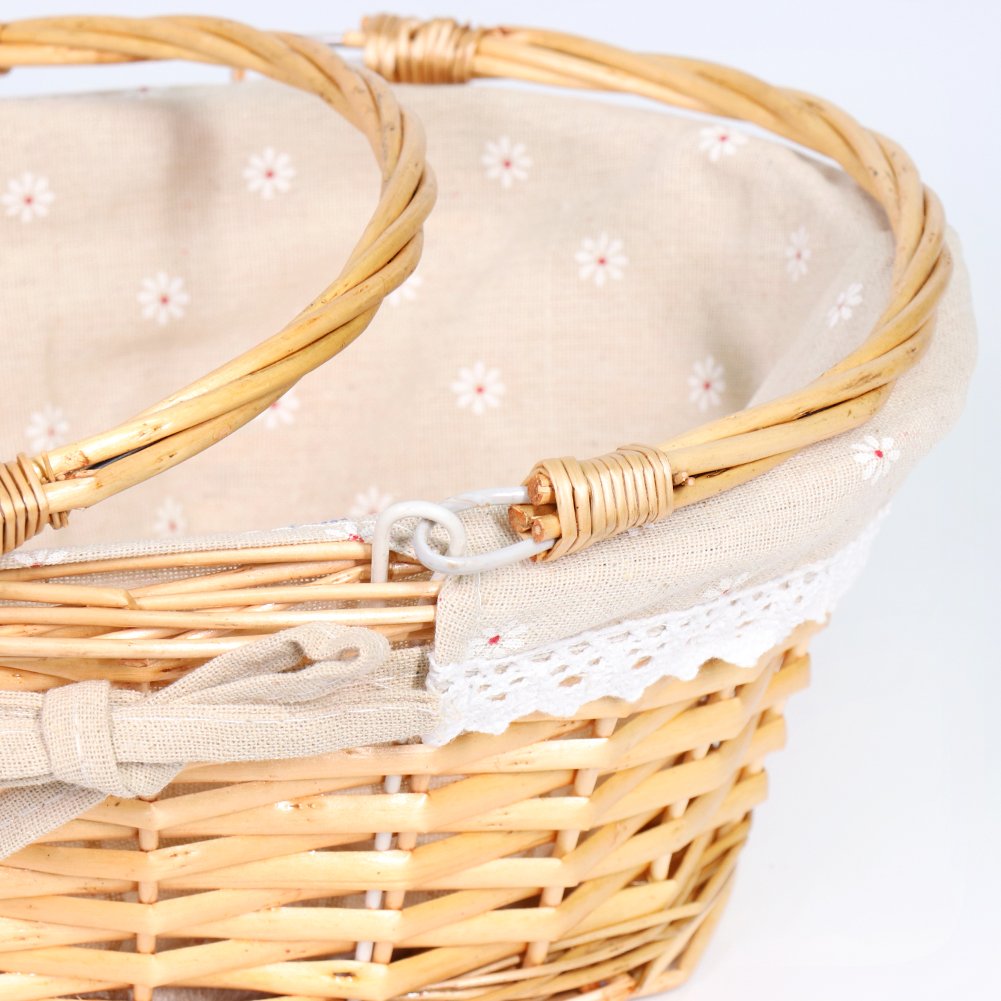 MEIEM woven basket closeup natural shows craftsmanship for decor or storage.