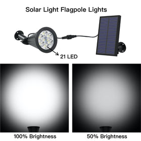 MEIHONG solar flag light offers three installation options for versatility