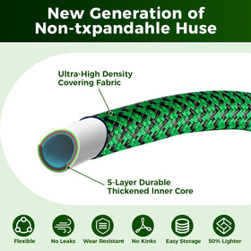 MEIIOFS brass 3/4-inch connectors ensure leak-free durability during watering.
