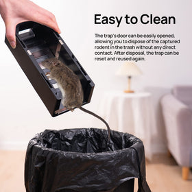 Meilen electric rat trap battery-compartment shows flexible power options.