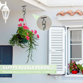 MEILIDY ceiling hook diamond shape design supports thicker items safely