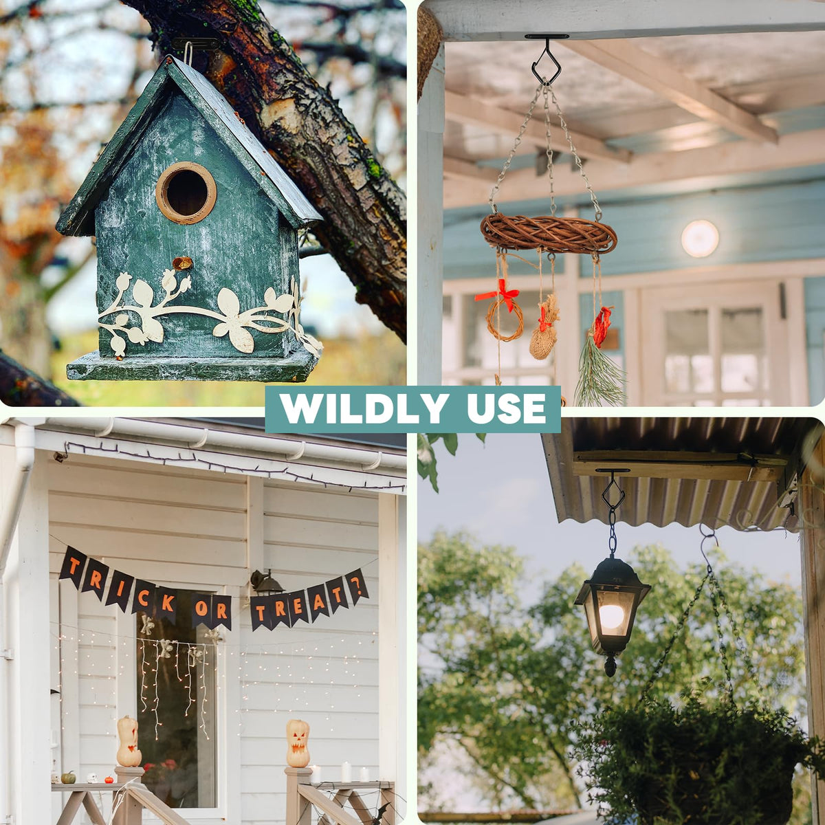 MEILIDY hook ideal for planters bird feeders lights and decor