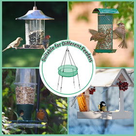 Meimaao 4-inch deep tray provides ample bird feeding space.