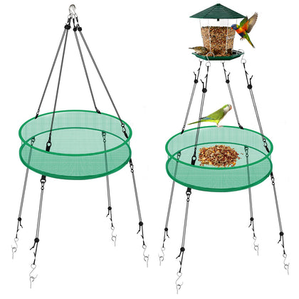 Meimaao bird seed catcher tray 20-inch keeps seeds contained for less waste.