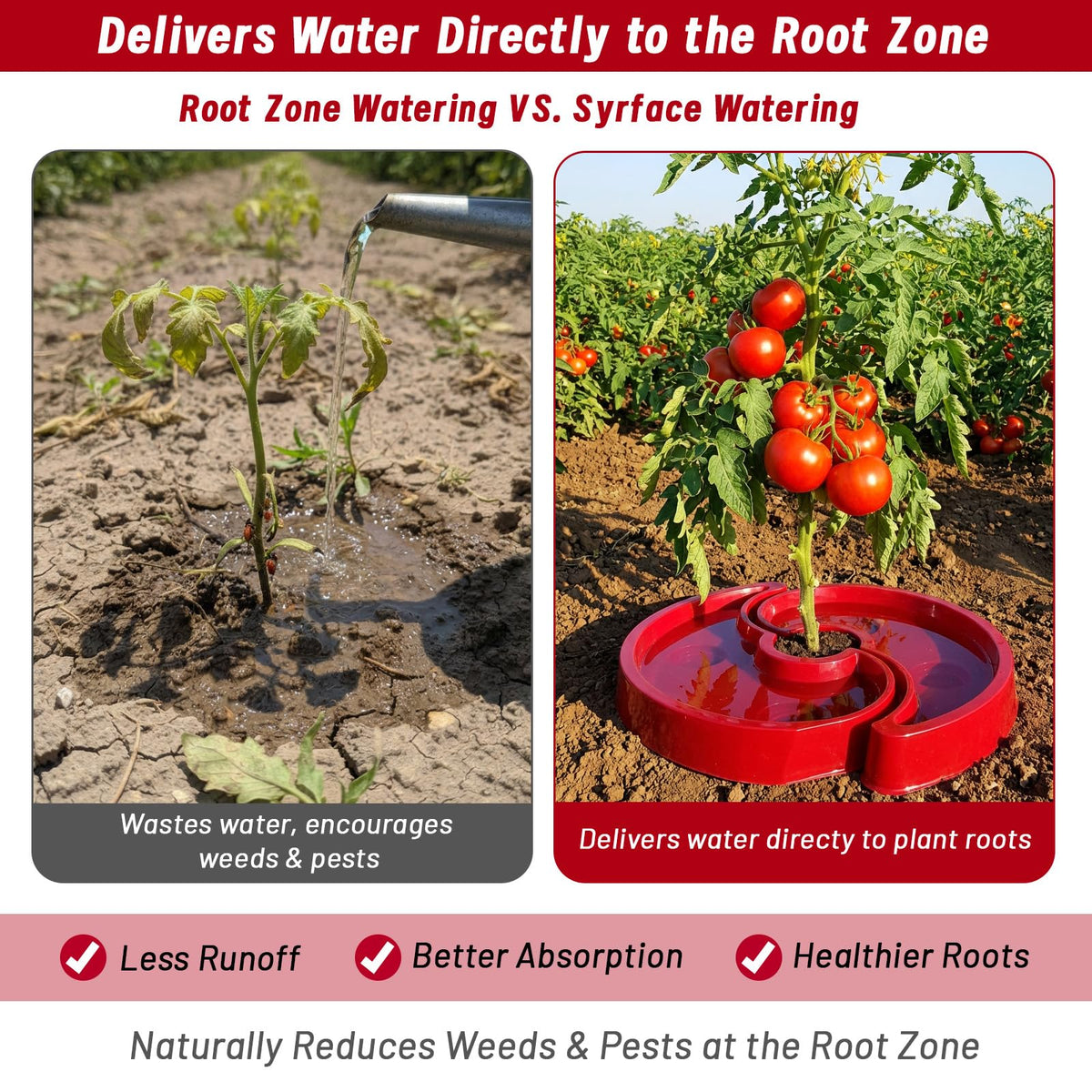 Meimaao durable PET material tray provides weather-ready reliability for plant care.