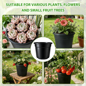 MEJENYY 3-gallon pot black color complements any space