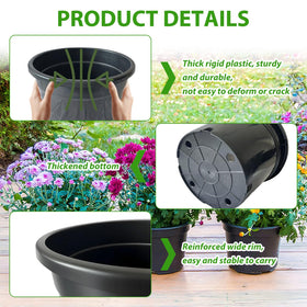 MEJENYY 7 gallon pot packaging showing four-pack arrangement.