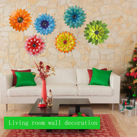 MEJENYY sunflower metal wall decor, lifelike petals add charm to indoor or outdoor spaces.