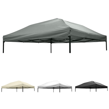 Mejreiik 10x10 canopy top in grey with silver coating provides UV protection