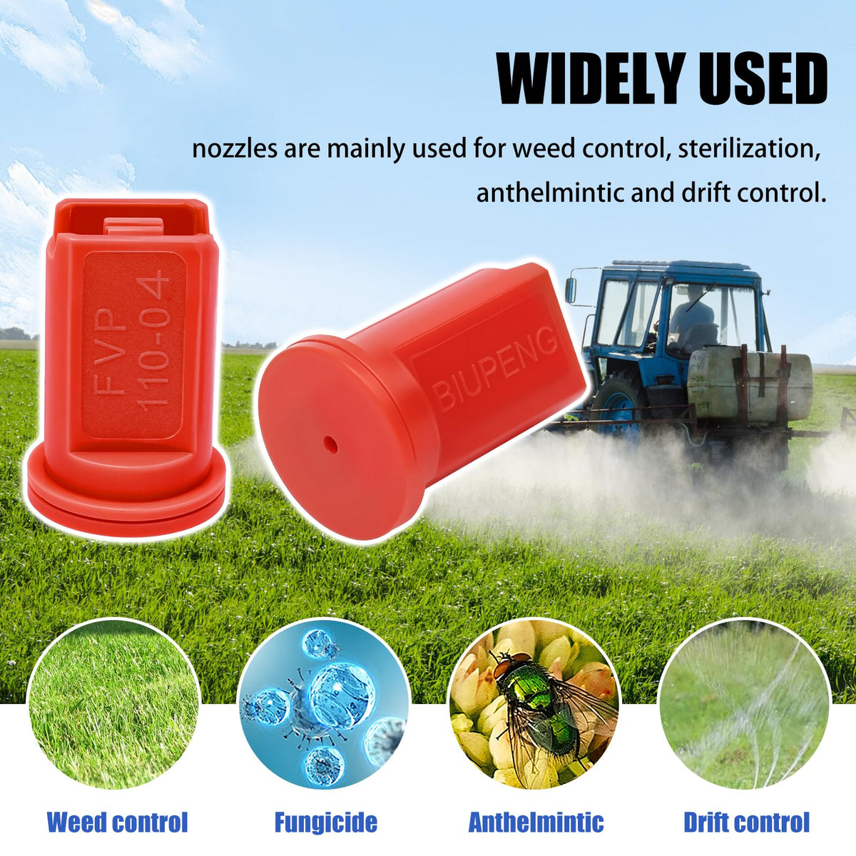 MEKILYN AIXR11004VP reduces drift while maintaining spray coverage