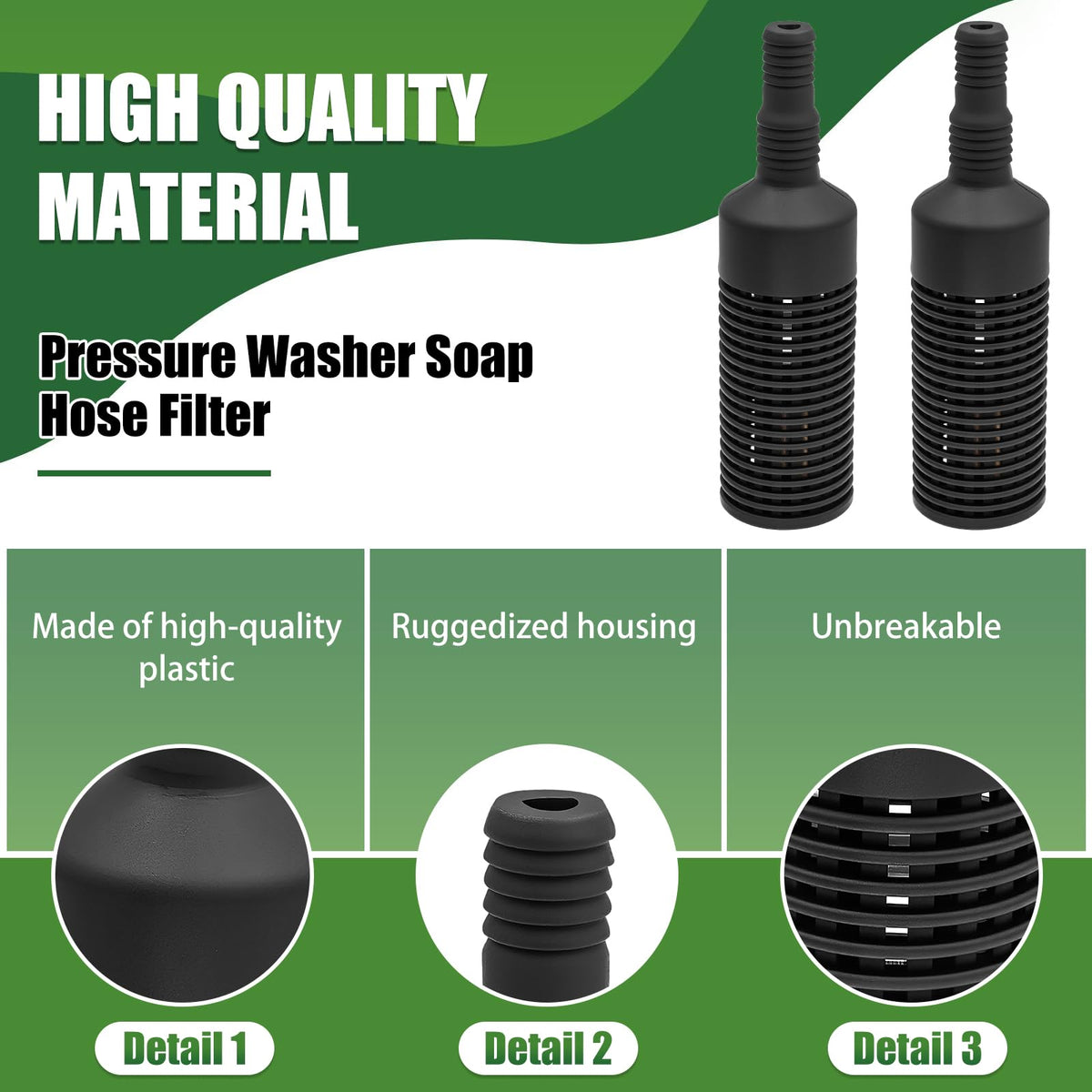 MEKILYN filter demonstrates compatibility with major pressure washer brands.