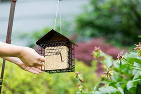 MEKKAPRO dual-suet cake holder offers more feeding space.