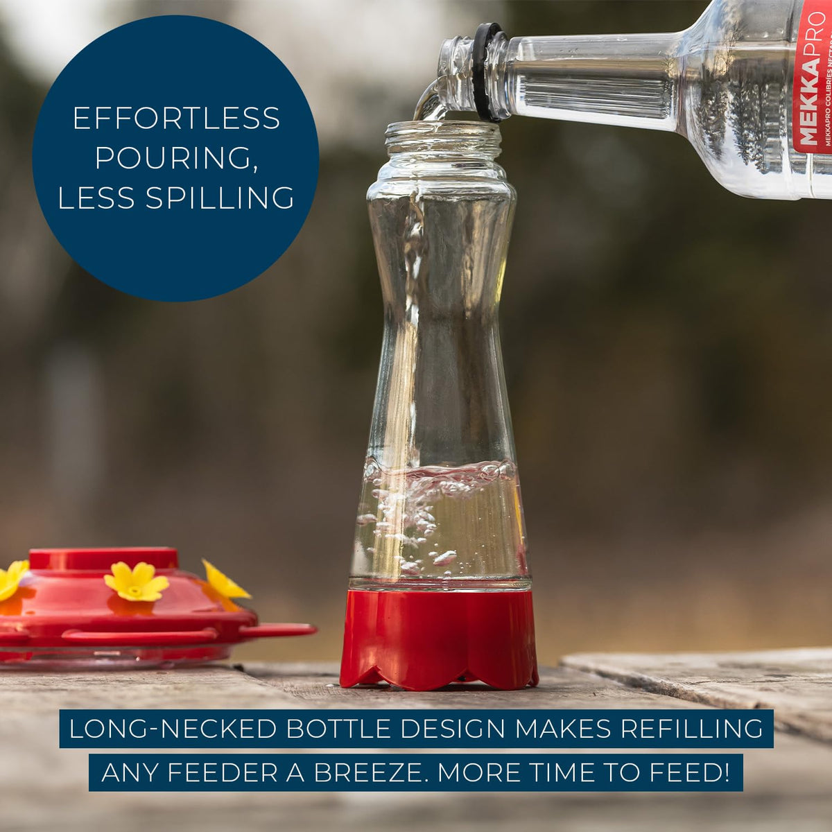 High-energy blend helps hummingbirds sustain impressive flights at your garden.