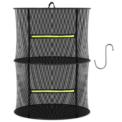 MEKOLIFE 2-layer drying rack collapsible mesh for fast air drying