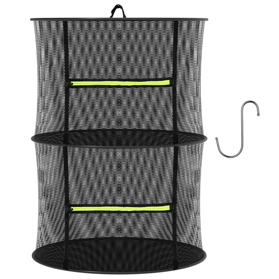 MEKOLIFE 2-layer drying rack collapsible mesh for fast air drying