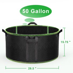MEKOLIFE double-seam bottom-stitch design enhances durability during planting.