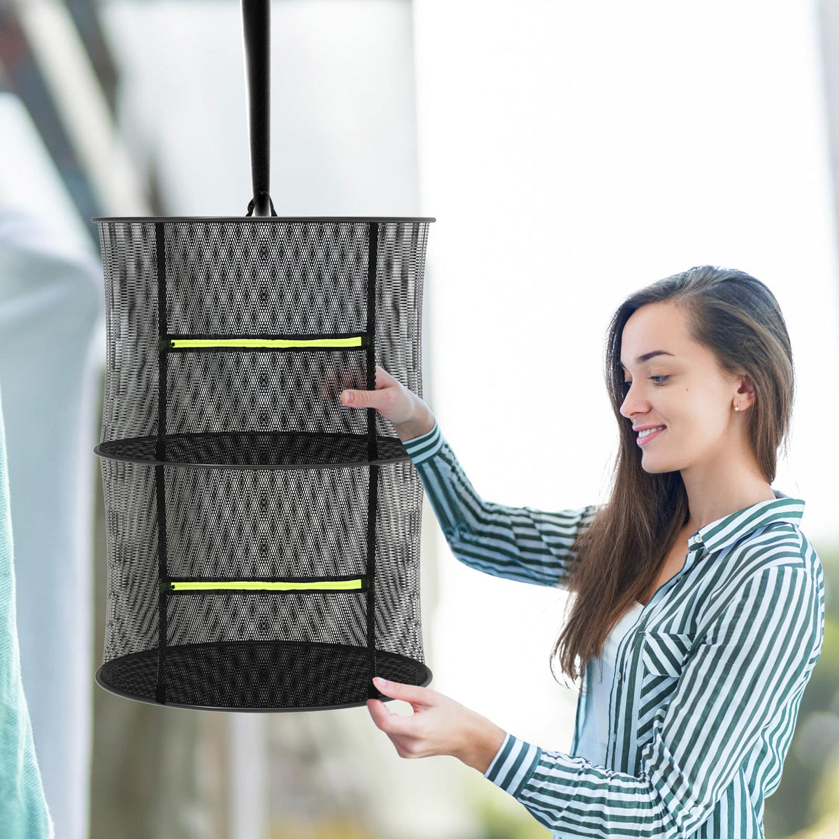 MEKOLIFE durable polyester mesh material for long-lasting drying