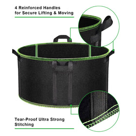 MEKOLIFE easy-move handles enable relocation of heavy bags.