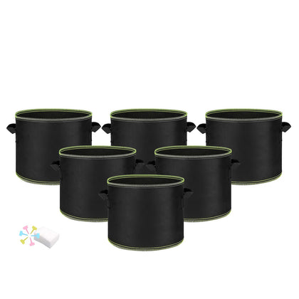 MEKOLIFE fabric grow bag 5Gal 6-pack for versatile indoor and outdoor gardening.