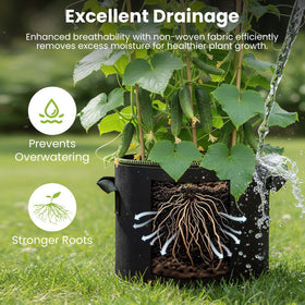 MEKOLIFE heavy-duty handles enable quick relocation around patios or balconies.