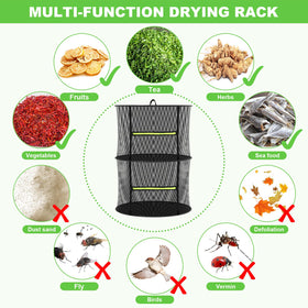MEKOLIFE multi-layer rack in use for herbs and small items