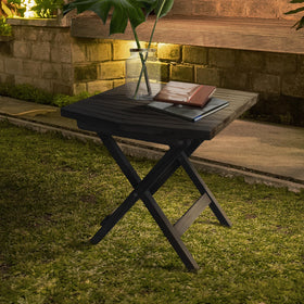 Melino foldable small table ideal for camping and beach trips
