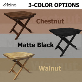 Melino outdoor side table by poolside on deck